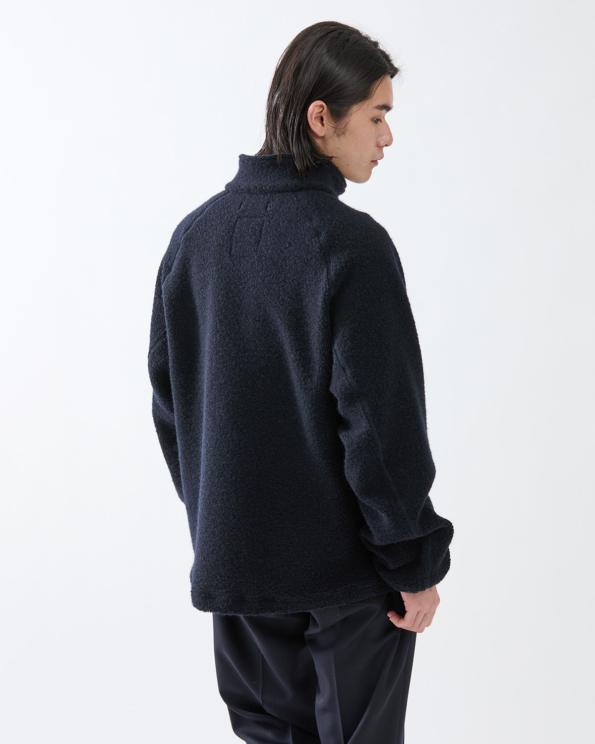 HIKER HALF ZIP PULLOVER WOOL POLY NYLON PILE