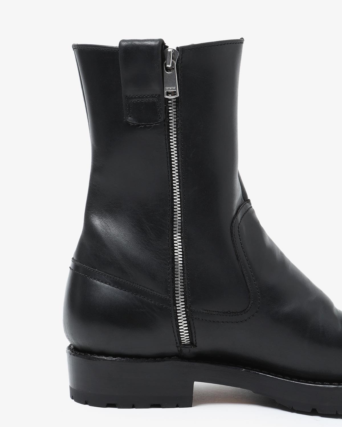 RANCHER ZIP UP BOOTS COW LEATHER