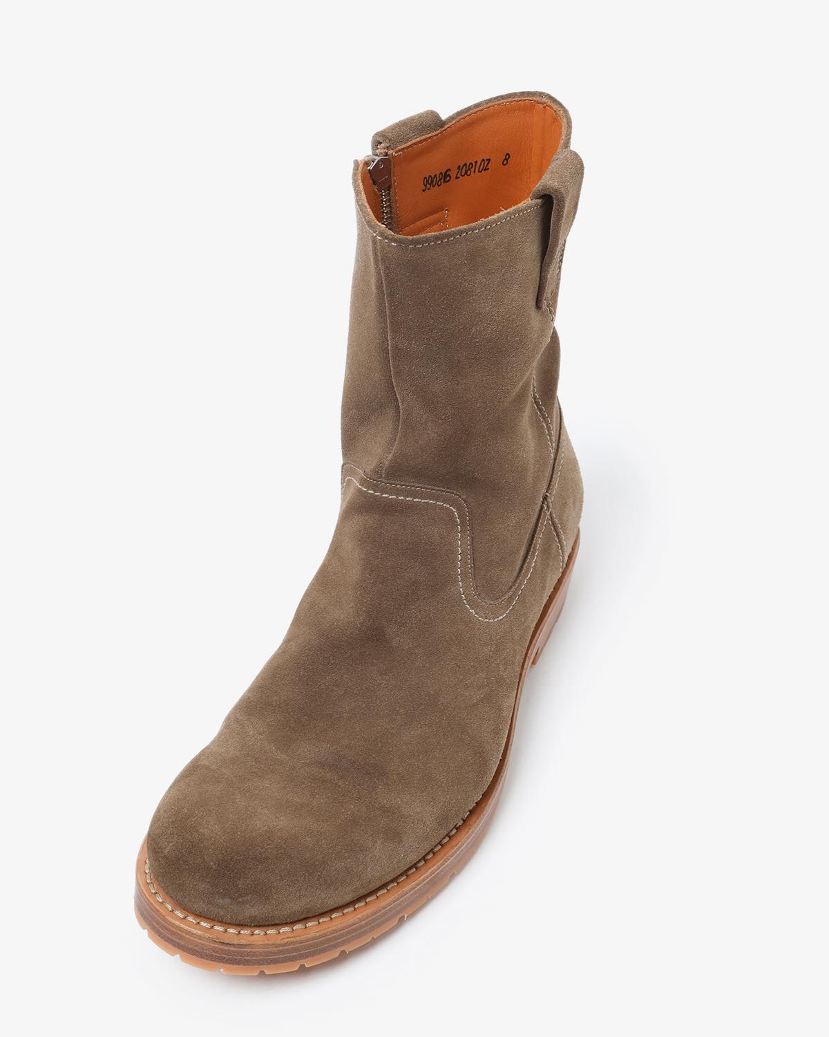 RANCHER ZIP UP BOOTS COW LEATHER