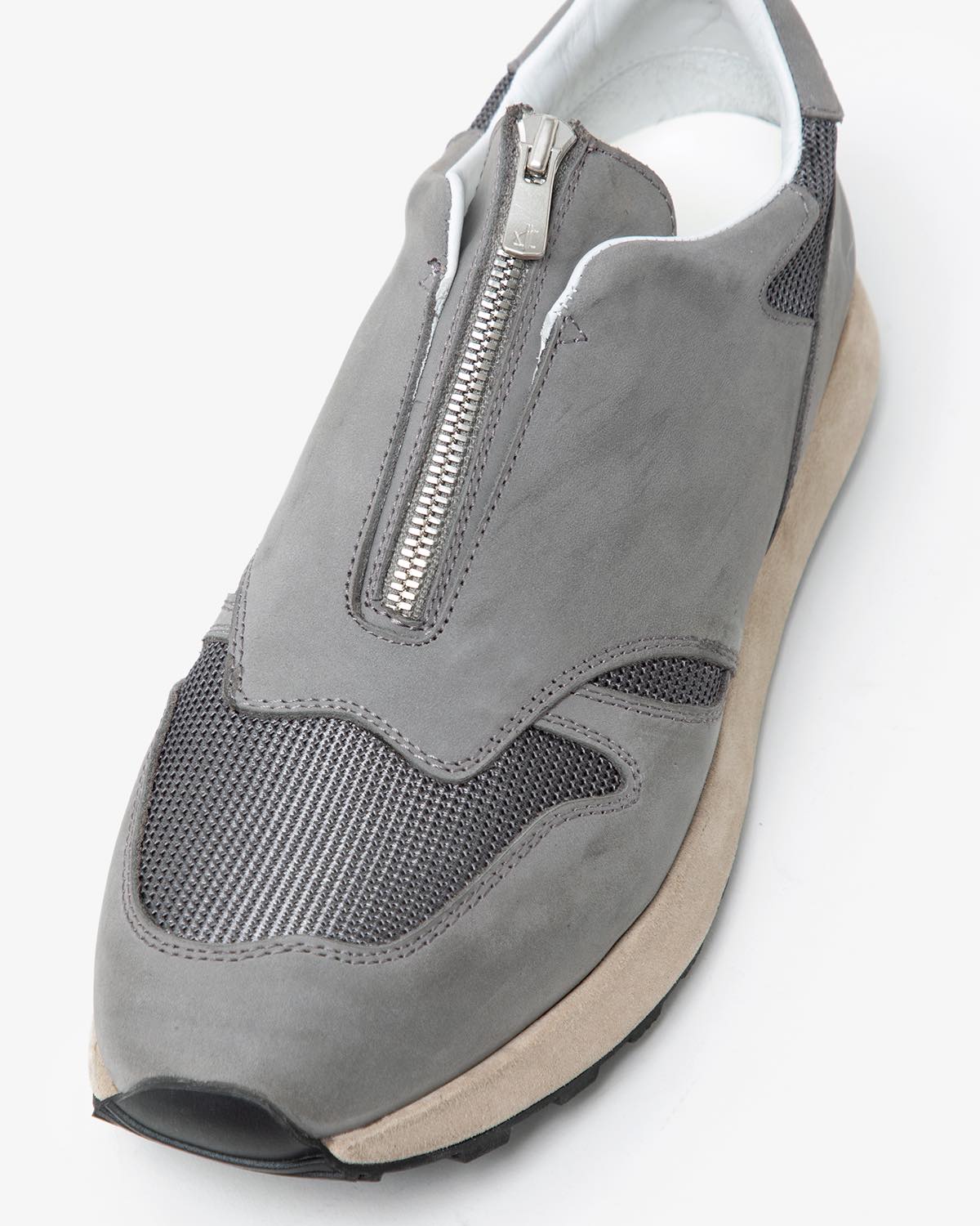 DWELLER JOG TRAINER COW LEATHER by SABOR