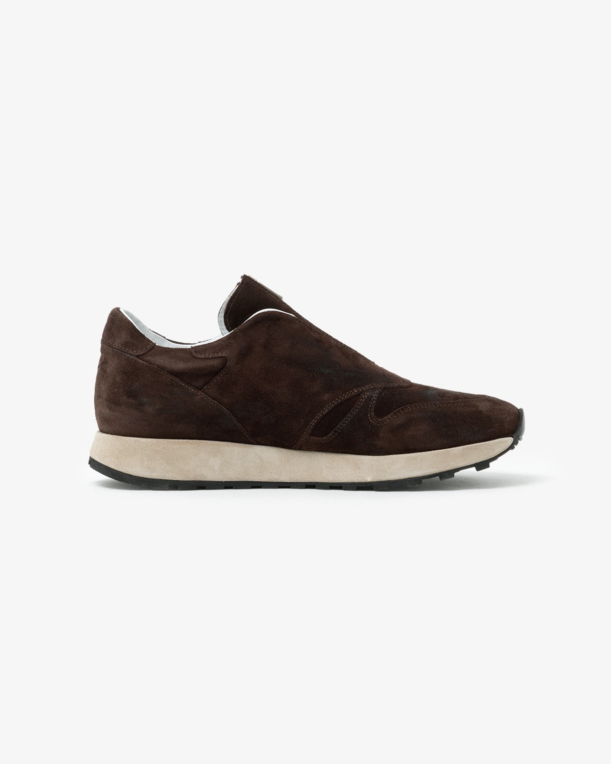 DWELLER JOG TRAINER COW LEATHER by SABOR