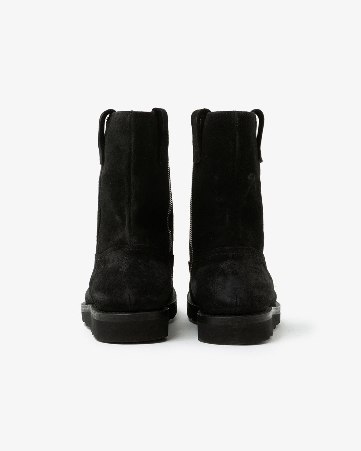 WORKER ZIP UP BOOTS COW LEATHER