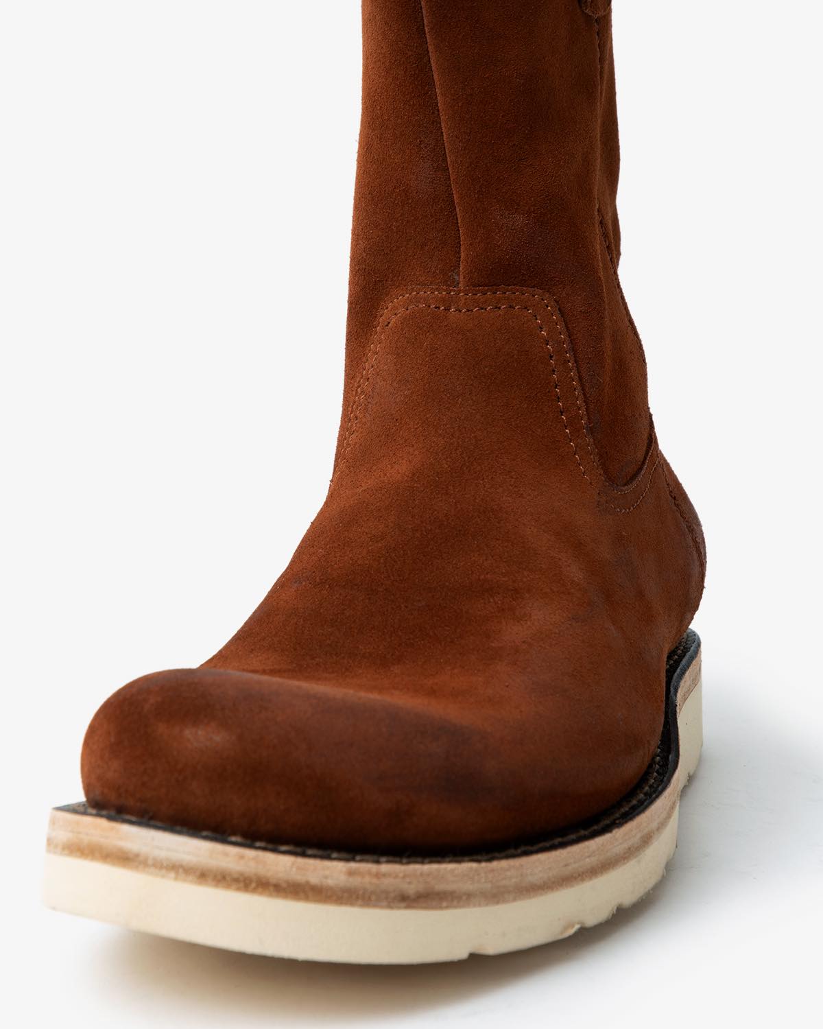 WORKER ZIP UP BOOTS COW LEATHER