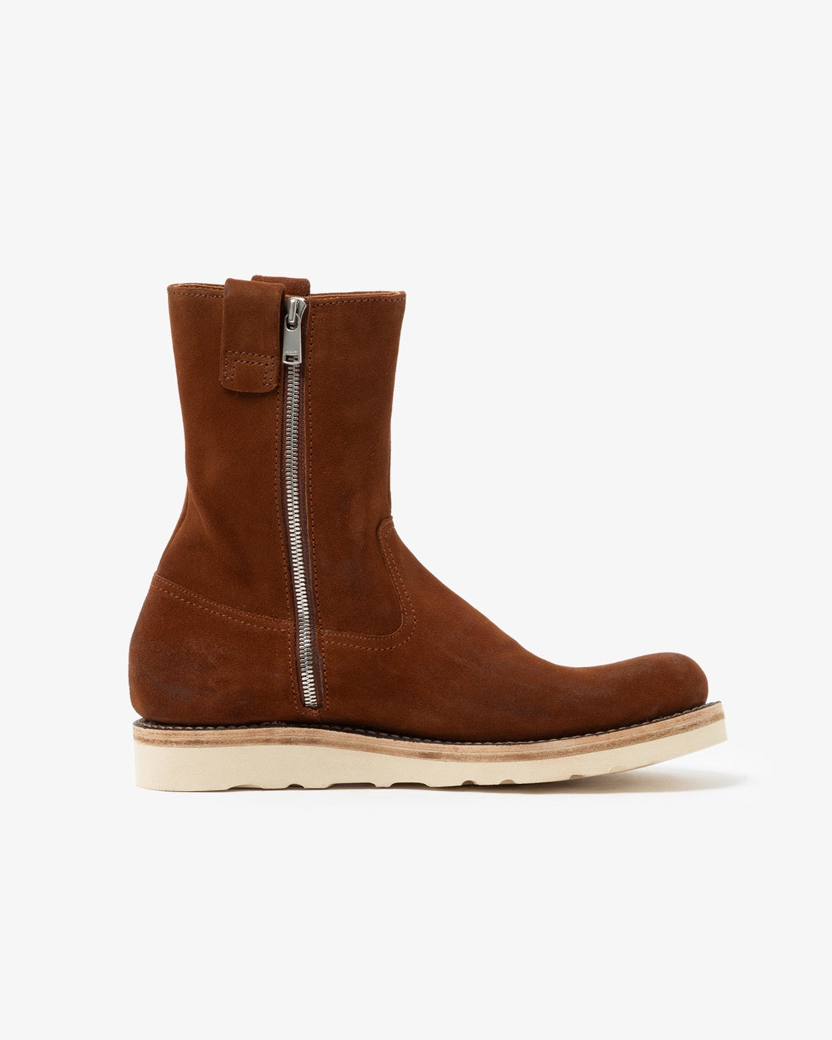 WORKER ZIP UP BOOTS COW LEATHER