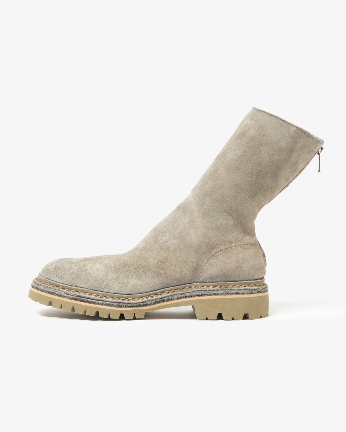 BACK ZIP BOOTS HORSE LEATHER by GUIDI