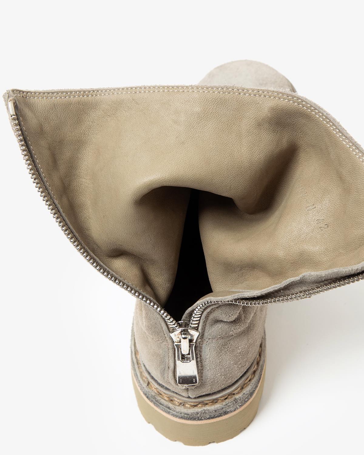 BACK ZIP BOOTS HORSE LEATHER by GUIDI