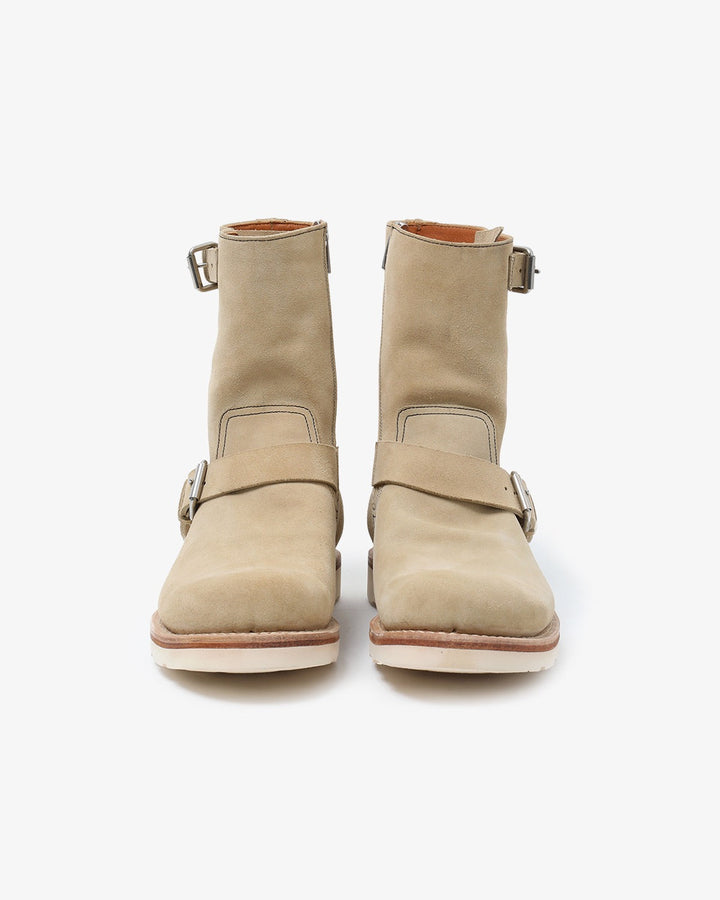 BIKER ZIP UP BOOTS COW LEATHER