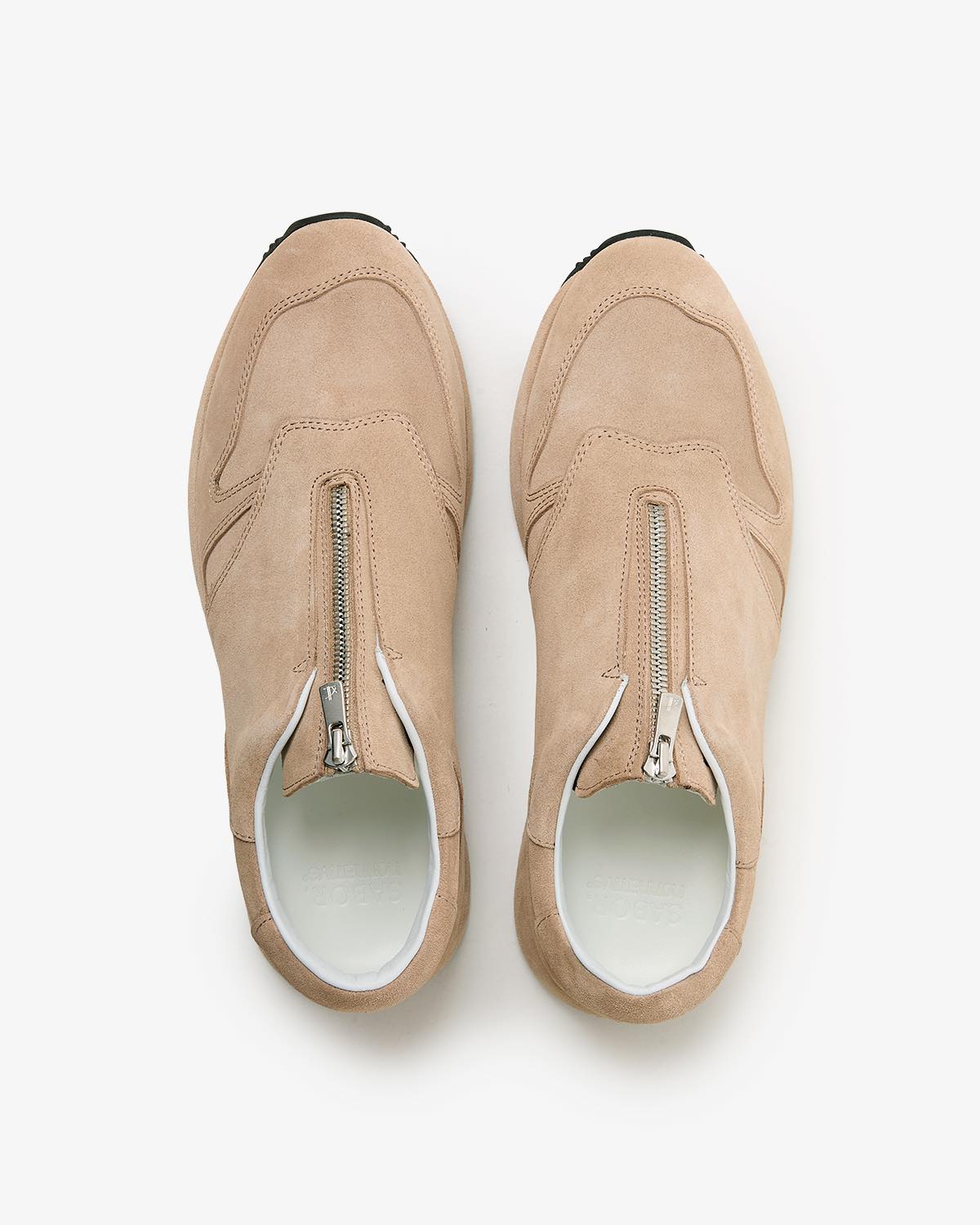 DWELLER JOG TRAINER COW LEATHER by SABOR