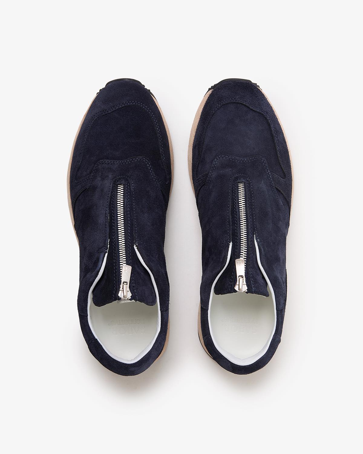 DWELLER JOG TRAINER COW LEATHER by SABOR