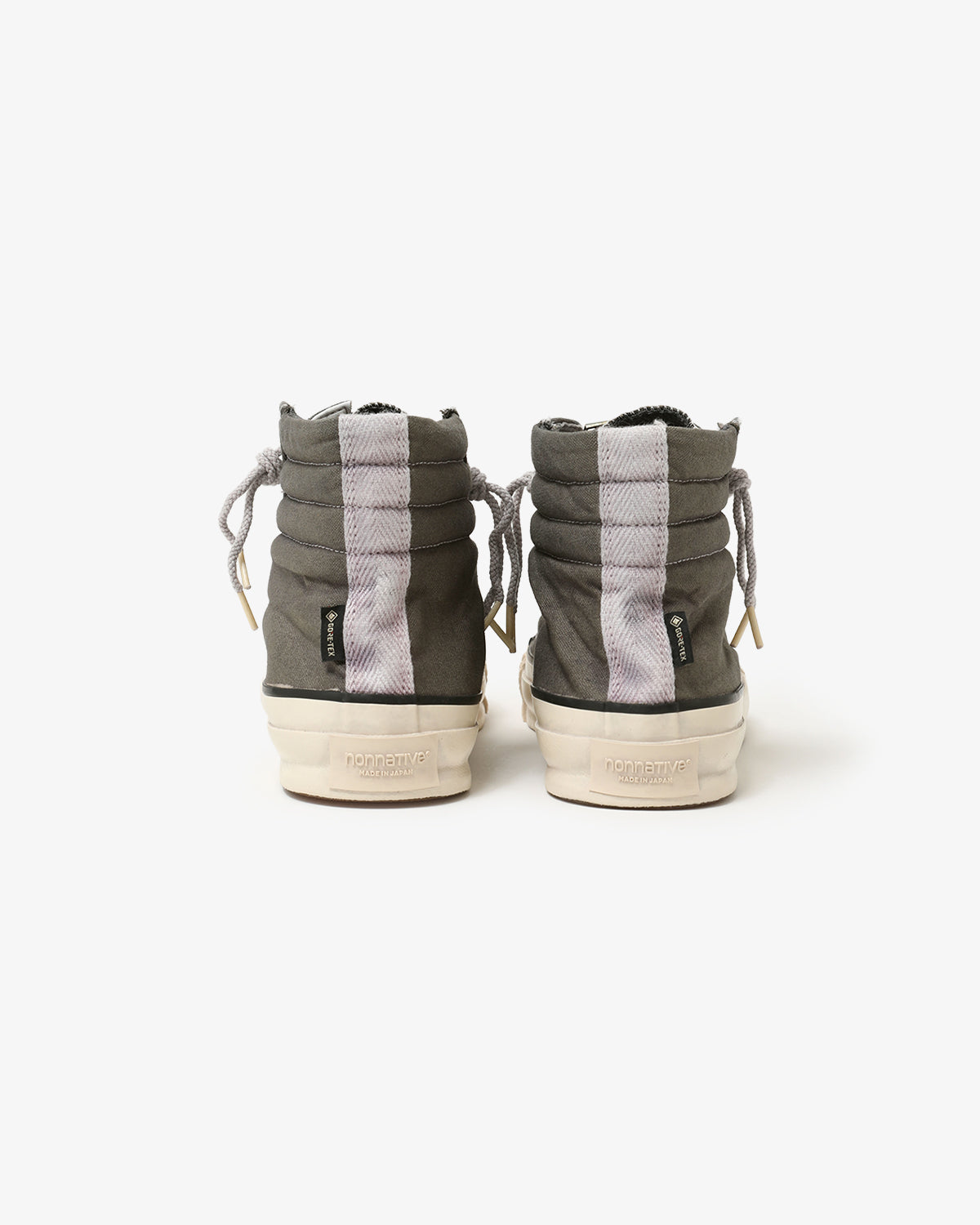 SPINGLE × nonnative DWELLER TRAINER 2 HI COTTON CANVAS OVERDYED WITH GORE-TEX