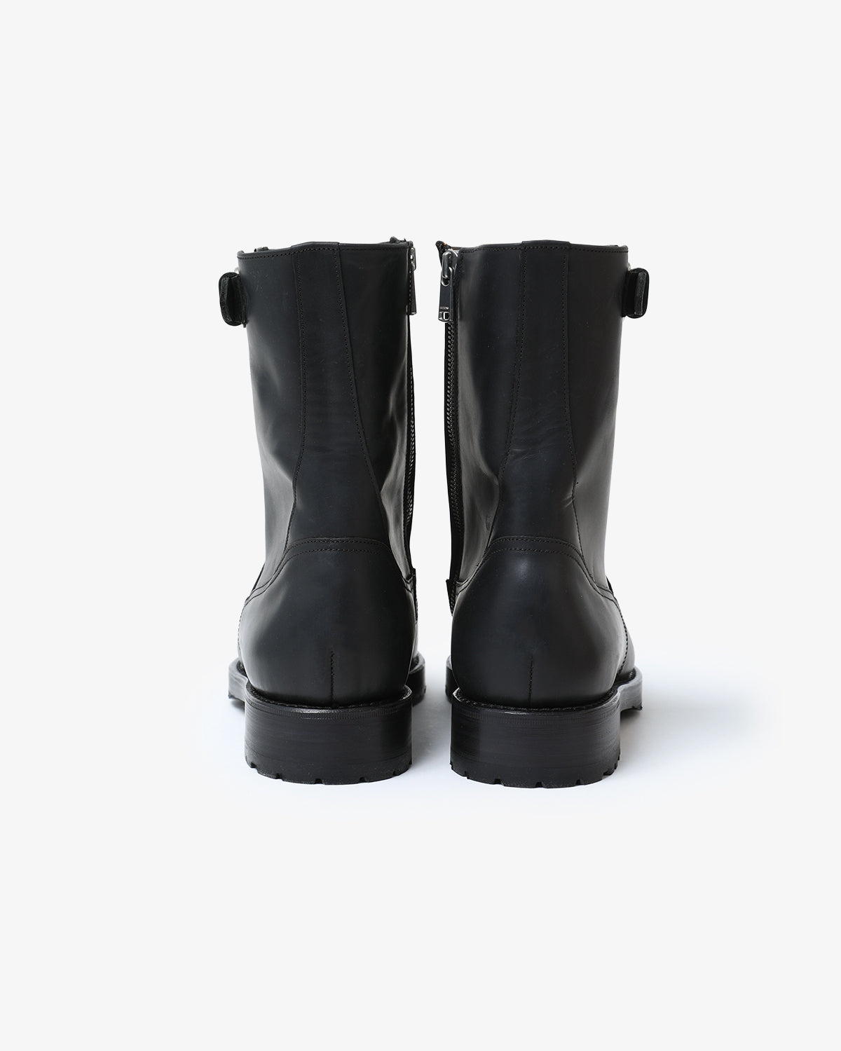 WORKER ZIP UP BOOTS COW LEATHER