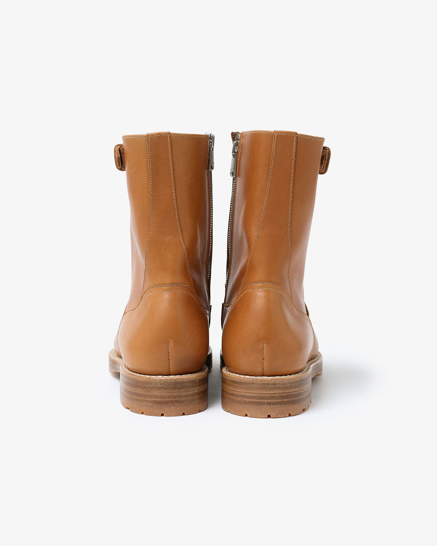 WORKER ZIP UP BOOTS COW LEATHER – COVERCHORD
