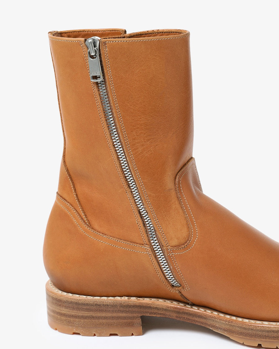 WORKER ZIP UP BOOTS COW LEATHER – COVERCHORD