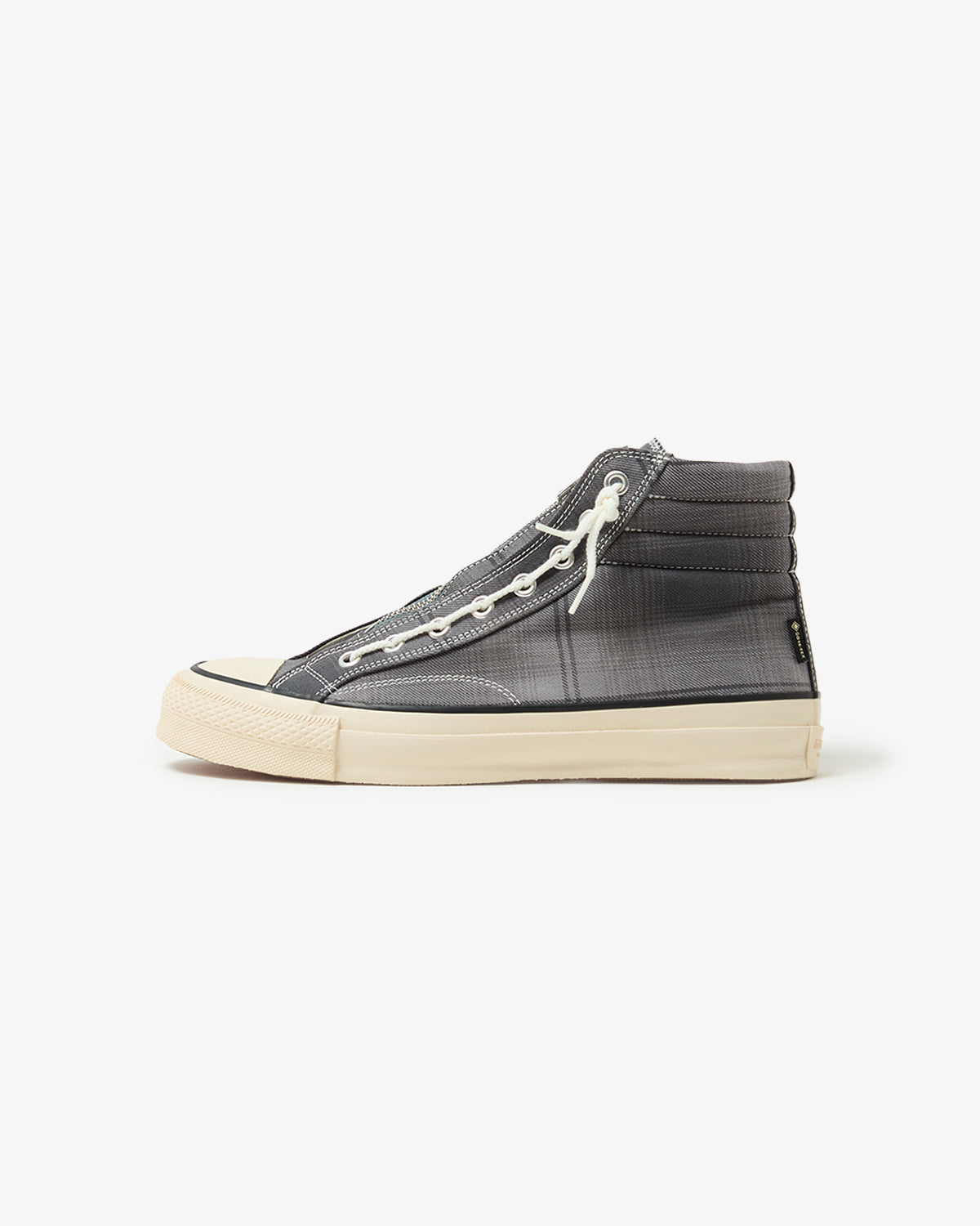DWELLER TRAINER 2 HI COTTON TWILL OMBRE CHECK by Rafu WITH GORE-TEX