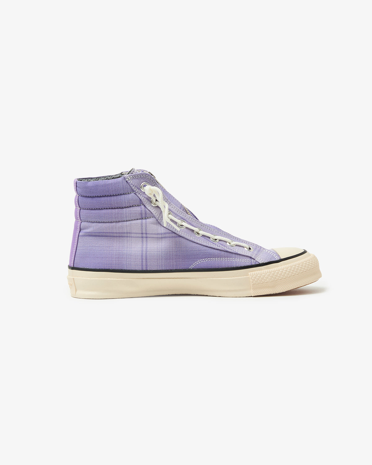 DWELLER TRAINER 2 HI COTTON TWILL OMBRE CHECK by Rafu WITH GORE-TEX