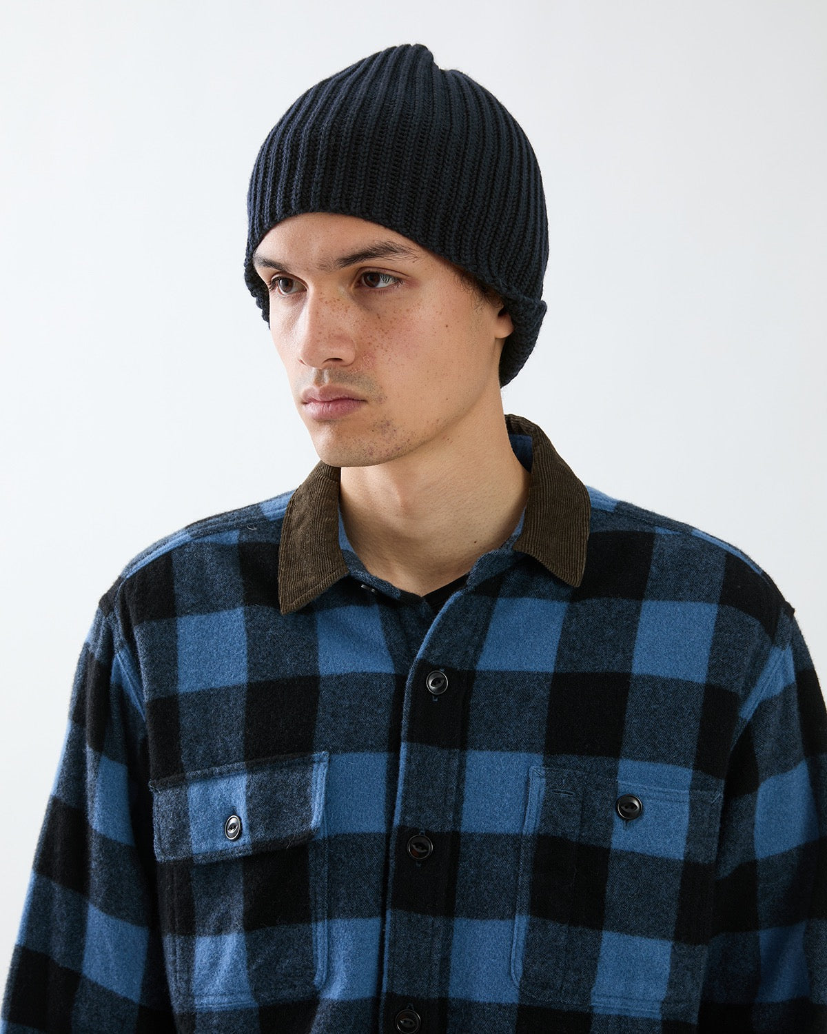 HIKER EAR FLAP BEANIE WOOL YARN