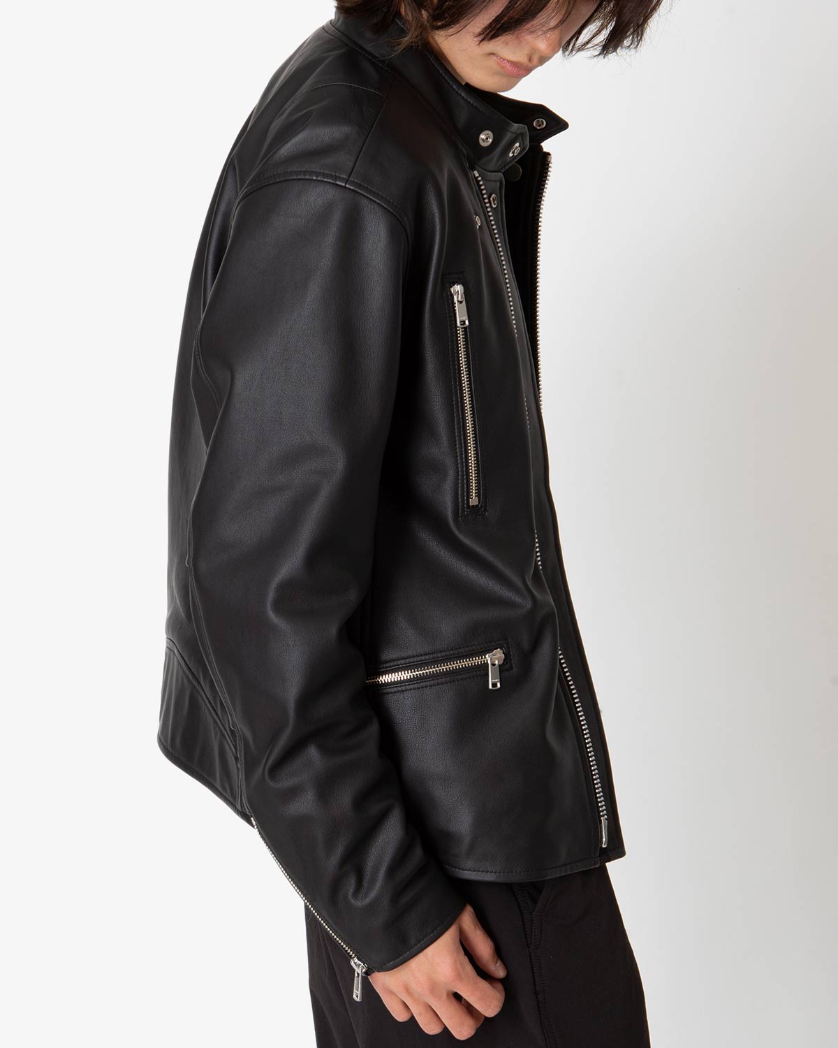 RIDER BLOUSON SHEEP LEATHER WITH GORE-TEX WINDSTOPPER