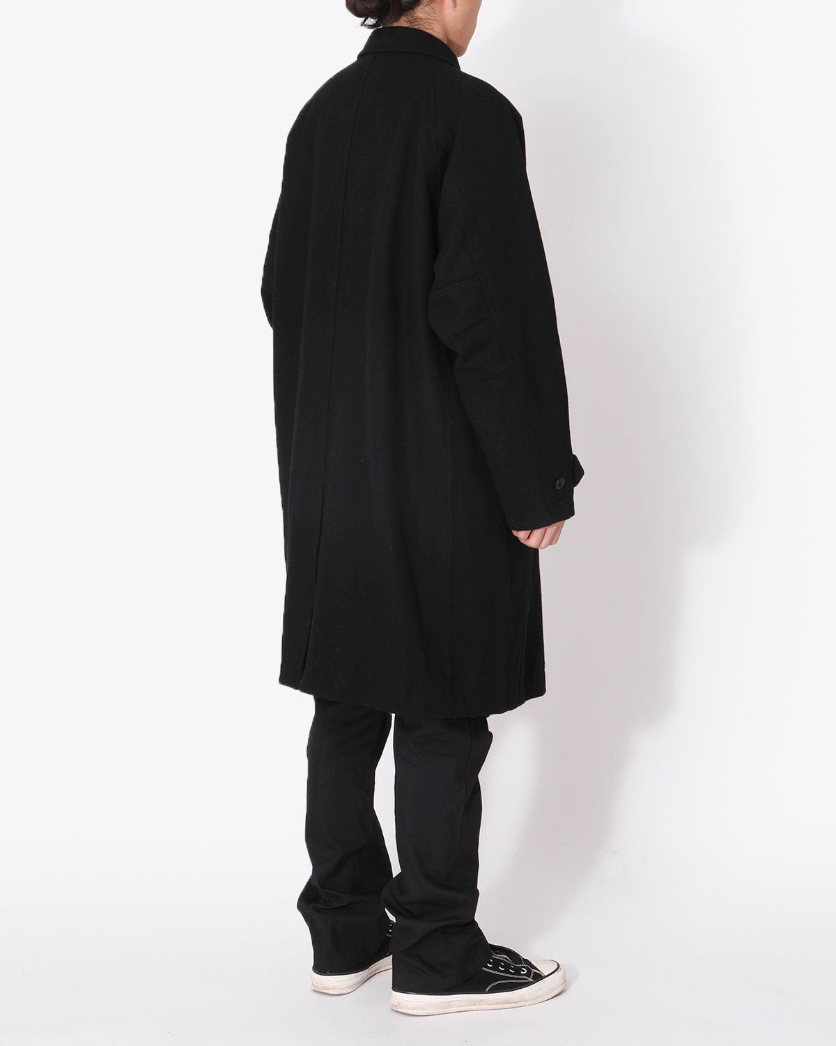 DWELLER LONG COAT WOOL DOBBY WITH GORE-TEX WINDSTOPPER