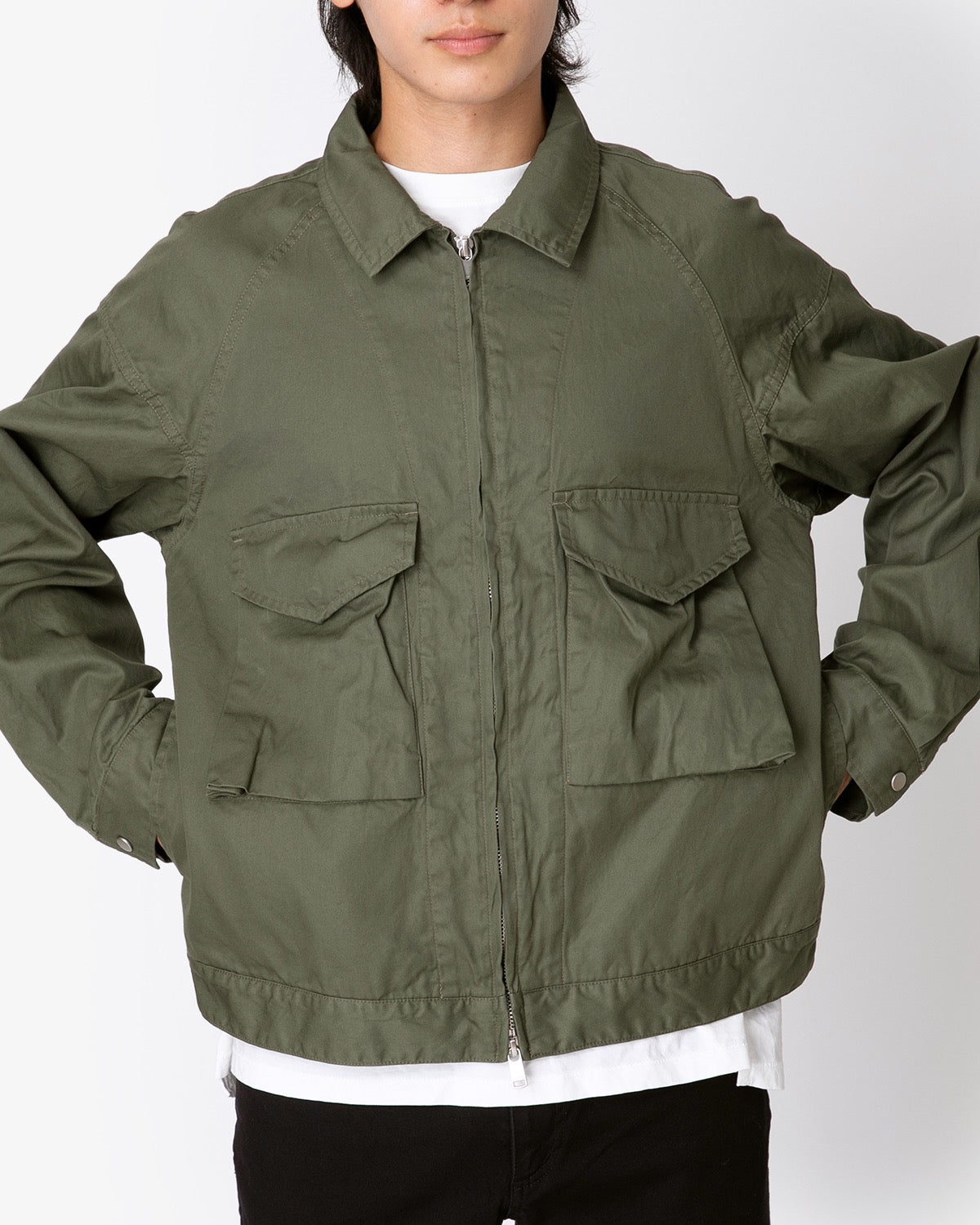 TROOPER SHORT JACKET COTTON GABARDINE