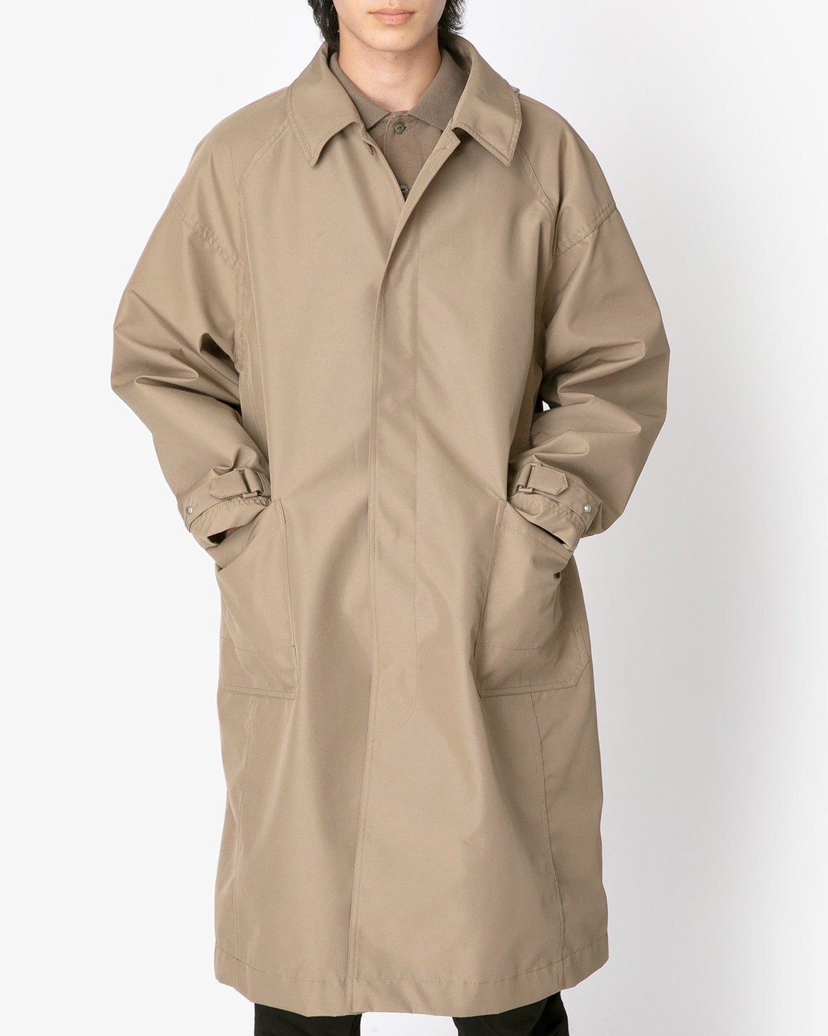 WORKER LONG COAT POLY CANVAS GORE-TEX WINDSTOPPER®