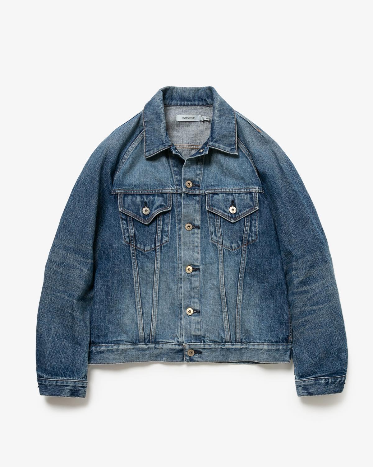 TRUCKER BLOUSON COTTON 13.5oz DENIM VW LIGHT