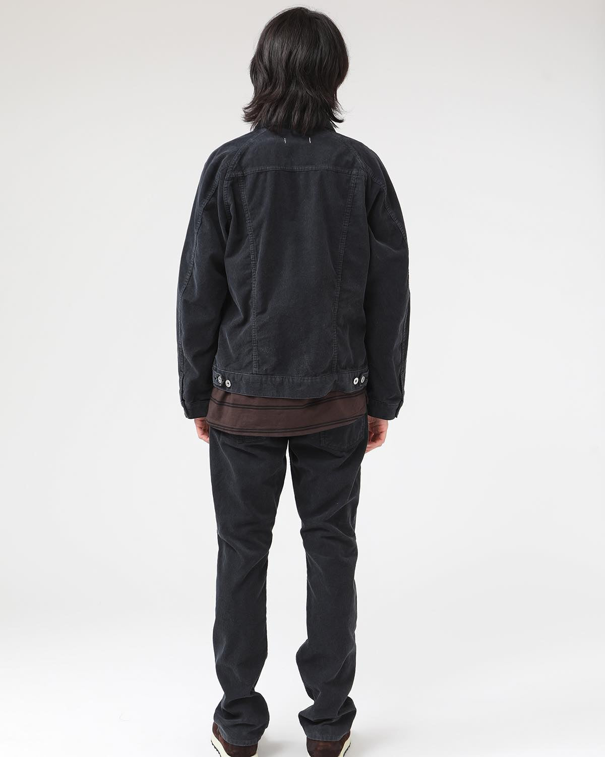 TRUCKER BLOUSON COTTON CORD SULFUR DYE