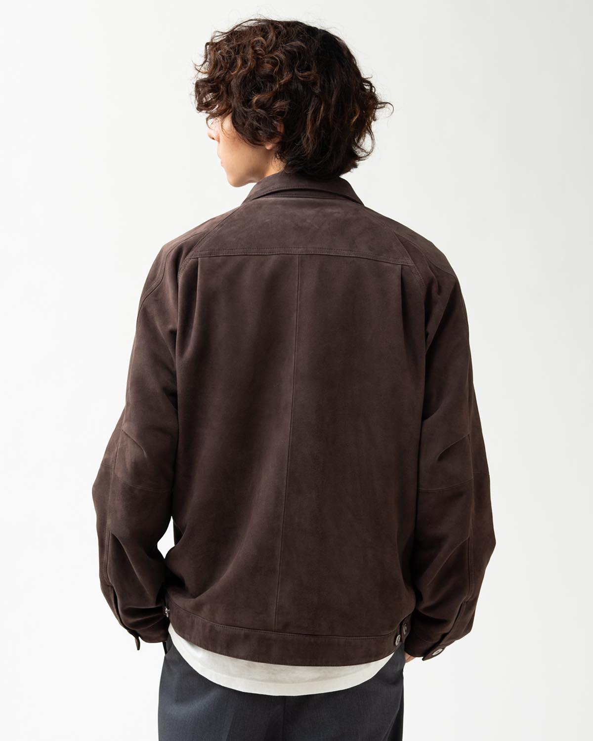 TRUCKER BLOUSON SHEEP LEATHER WITH GORE-TEX WINDSTOPPER®