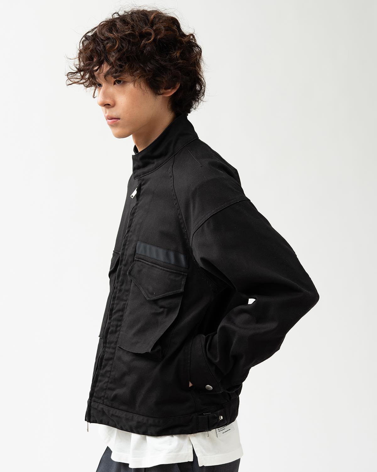 TROOPER SHORT JACKET COTTON DRILL TWILL STRETCH