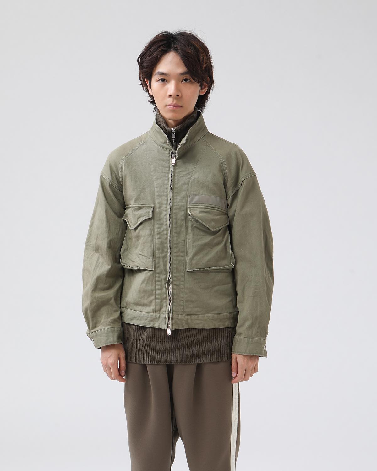 TROOPER SHORT JACKET COTTON DRILL TWILL STRETCH