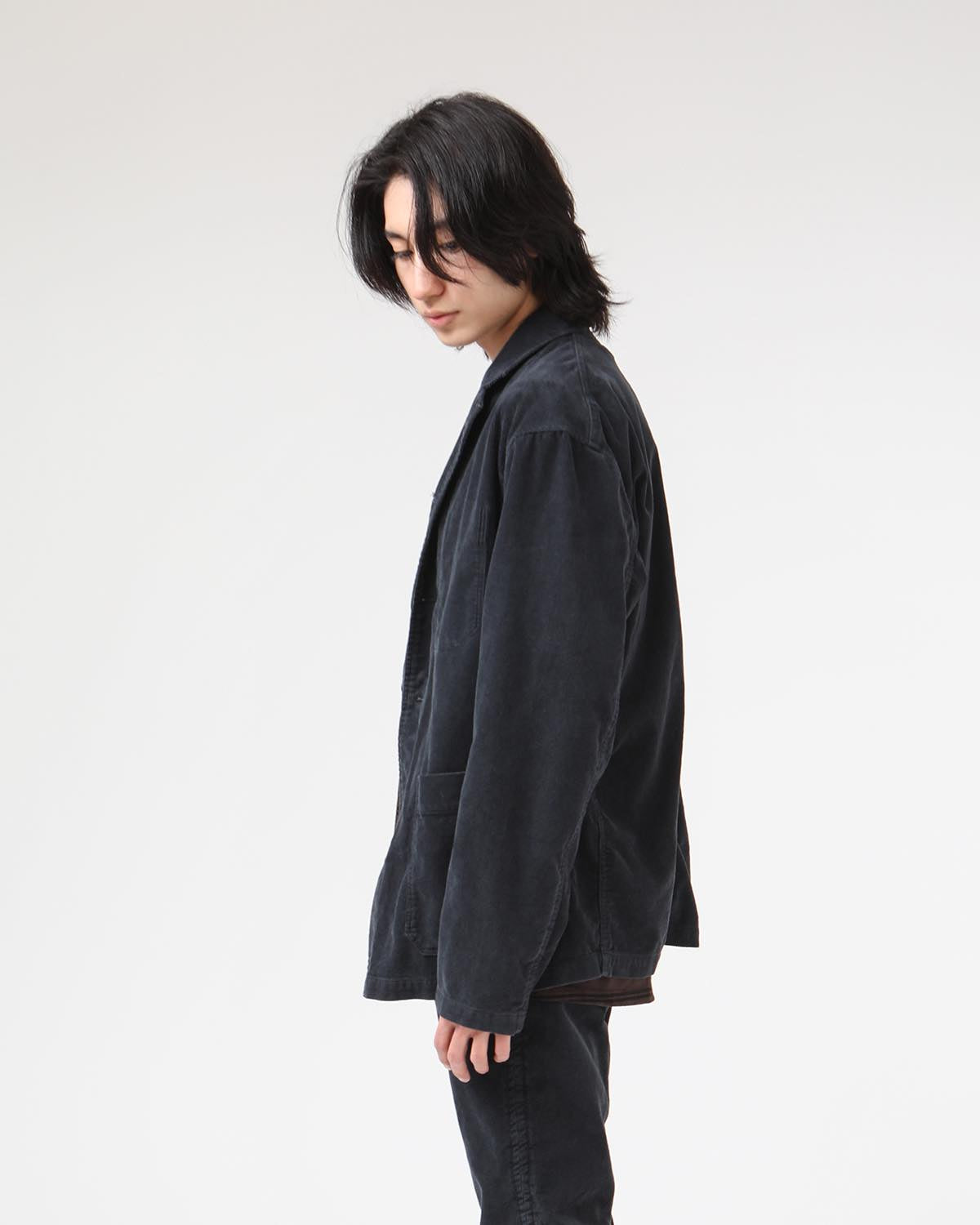 WORKER 5B JACKET COTTON CORD SULFUR DYE