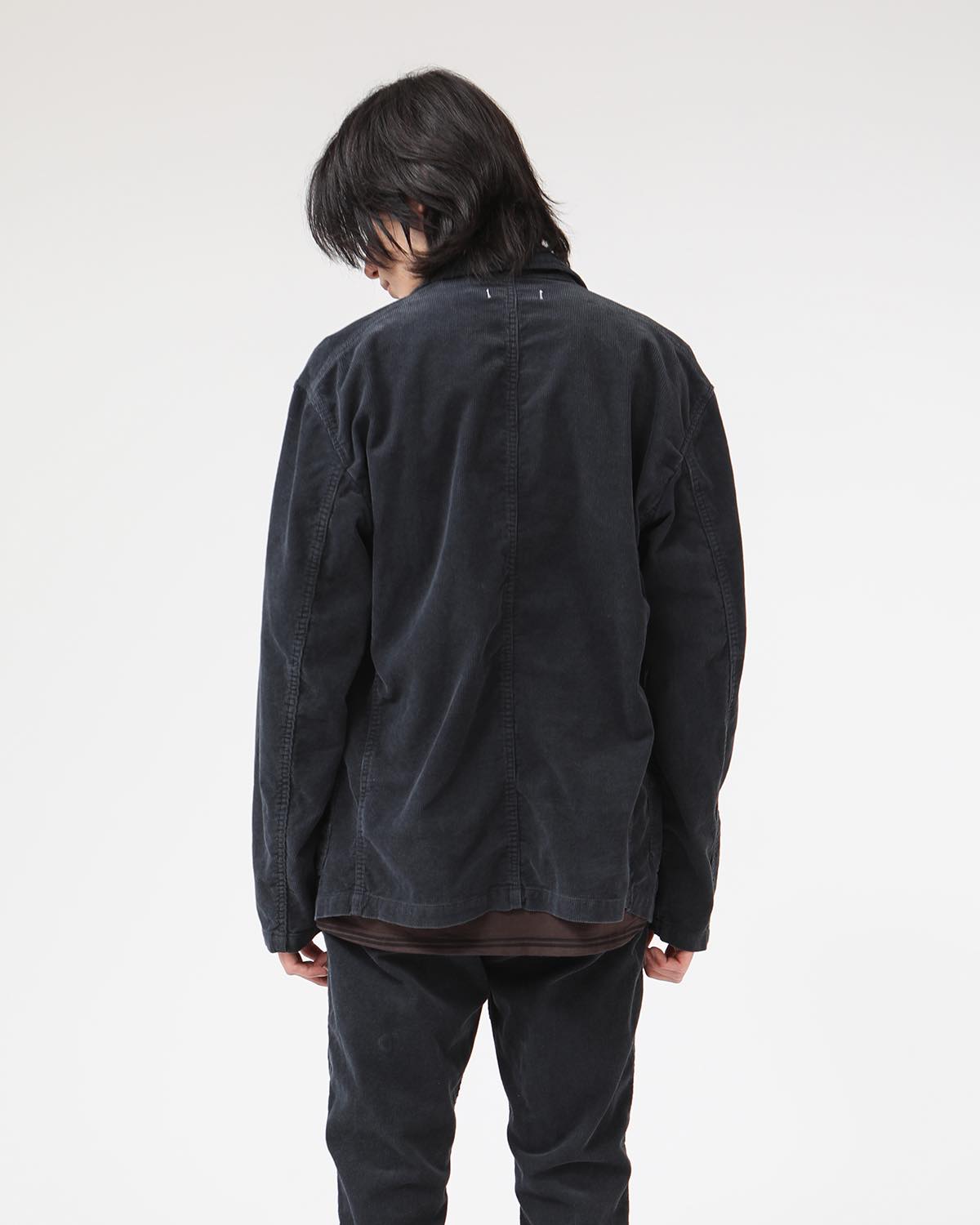 WORKER 5B JACKET COTTON CORD SULFUR DYE