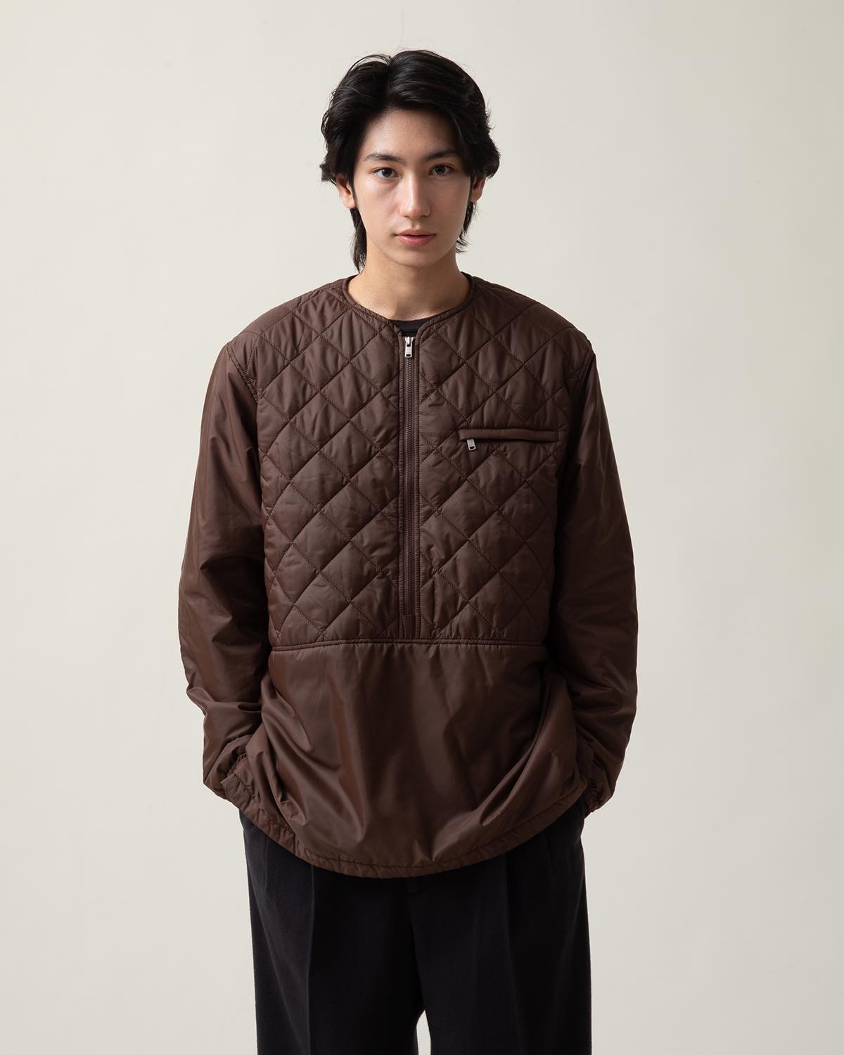 HIKER PULLOVER PUFF JACKET POLY TAFFETA STRETCH