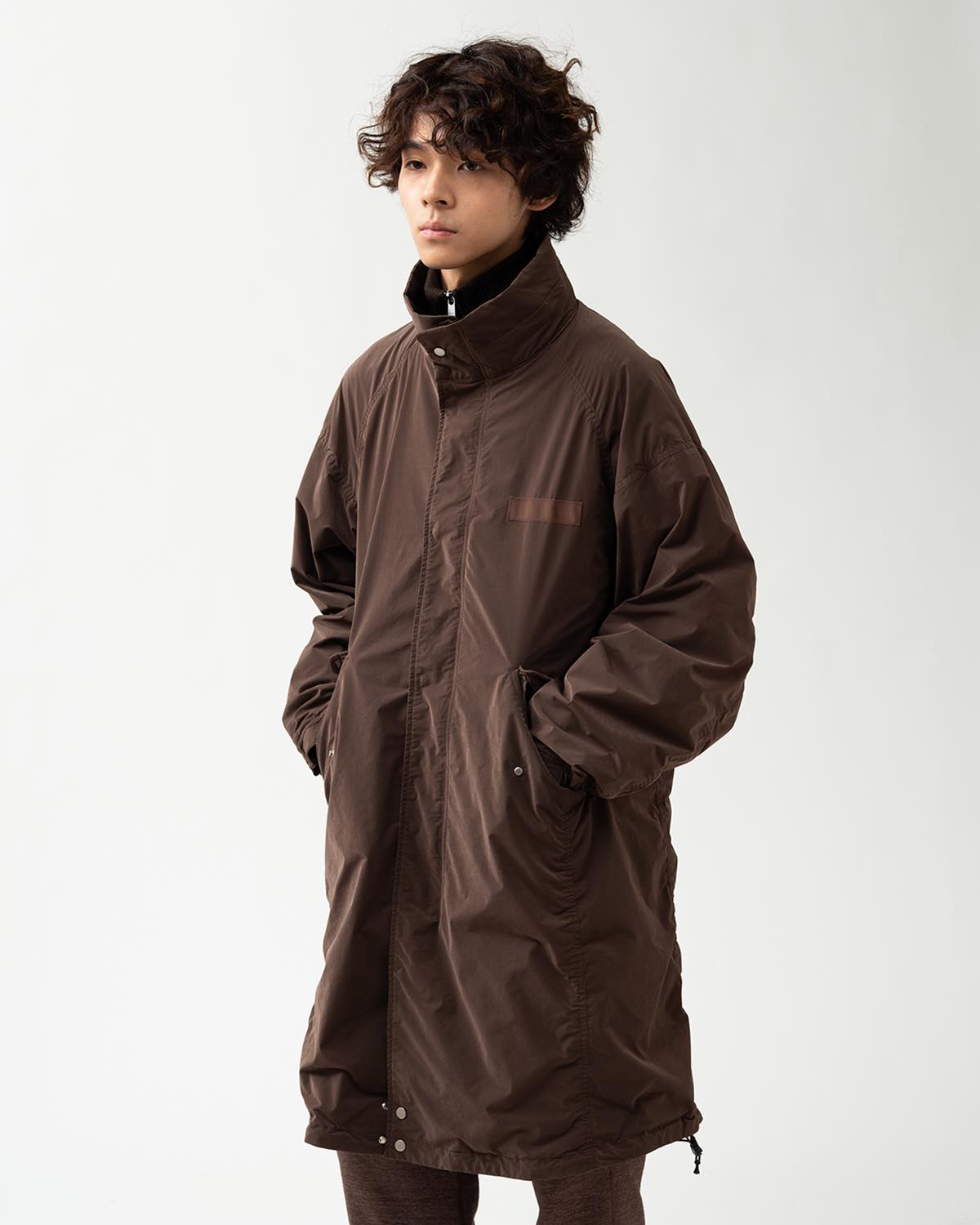 TROOPER COAT P/N SPLITTING TAFFETA WITH GORE-TEX WINDSTOPPER®