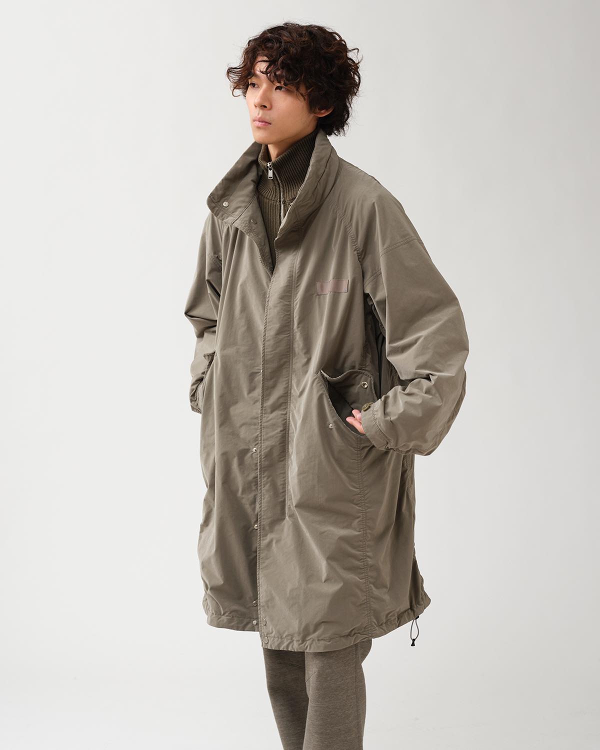 TROOPER COAT P/N SPLITTING TAFFETA WITH GORE-TEX WINDSTOPPER®