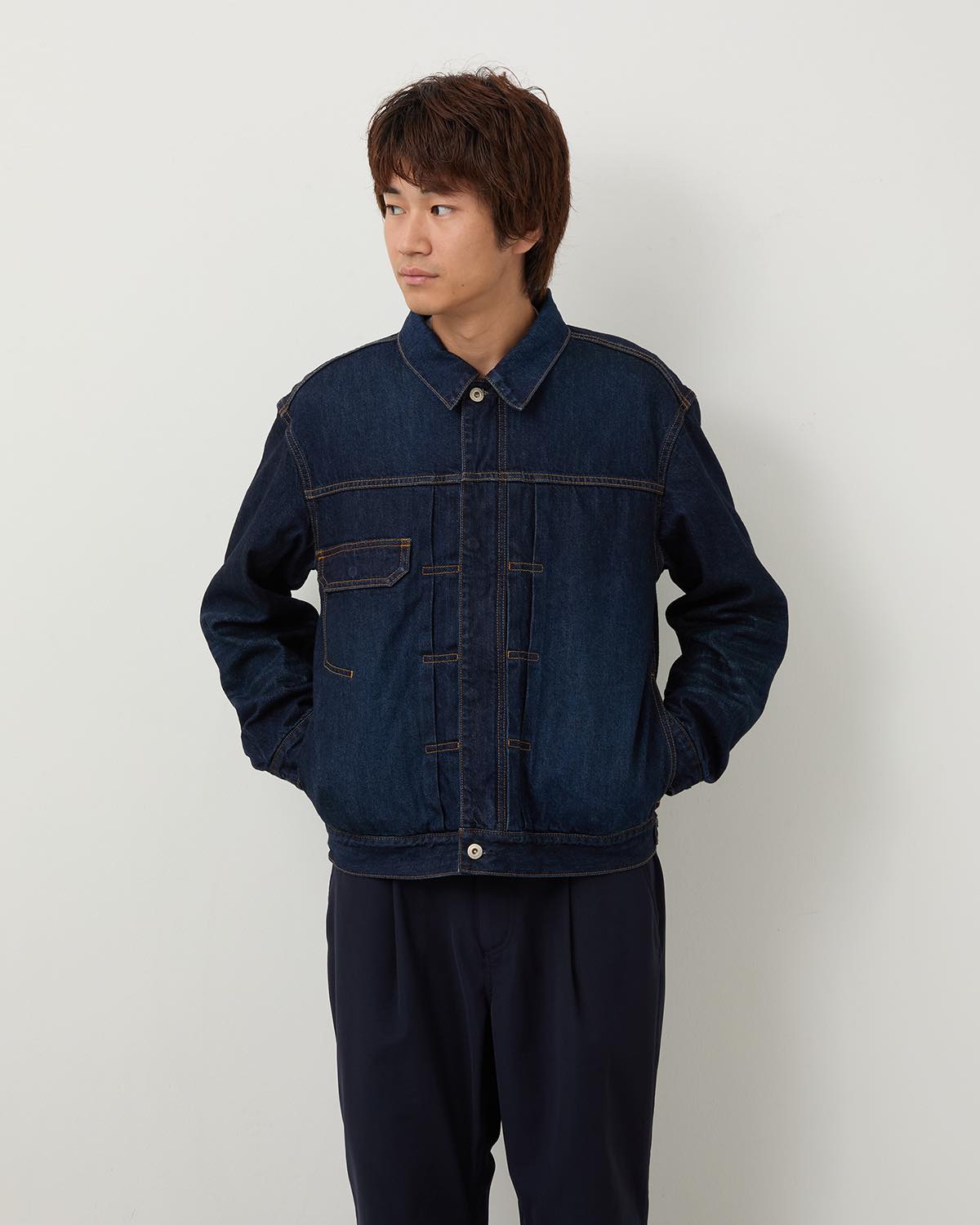 TRUCKER BLOUSON COTTON 11.5oz DENIM VW WITH WINDSTOPPER®
