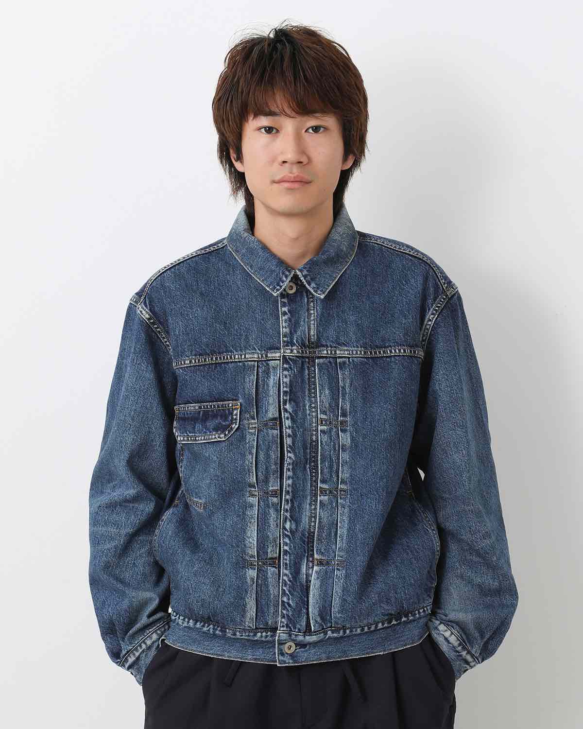 TRUCKER BLOUSON COTTON 11.5oz DENIM VW LIGHT WITH WINDSTOPPER®
