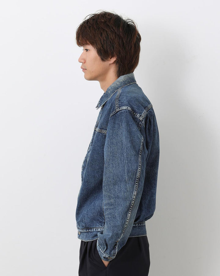 TRUCKER BLOUSON COTTON 11.5oz DENIM VW LIGHT WITH WINDSTOPPER®