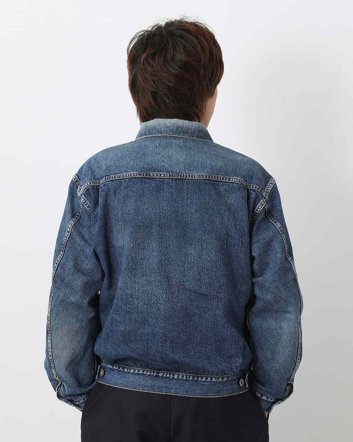 TRUCKER BLOUSON COTTON 11.5oz DENIM VW LIGHT WITH WINDSTOPPER®