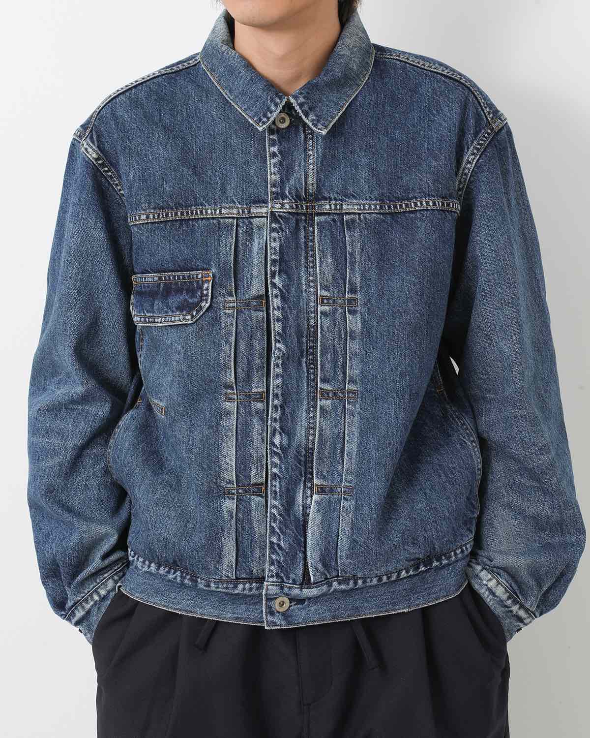 TRUCKER BLOUSON COTTON 11.5oz DENIM VW LIGHT WITH WINDSTOPPER®