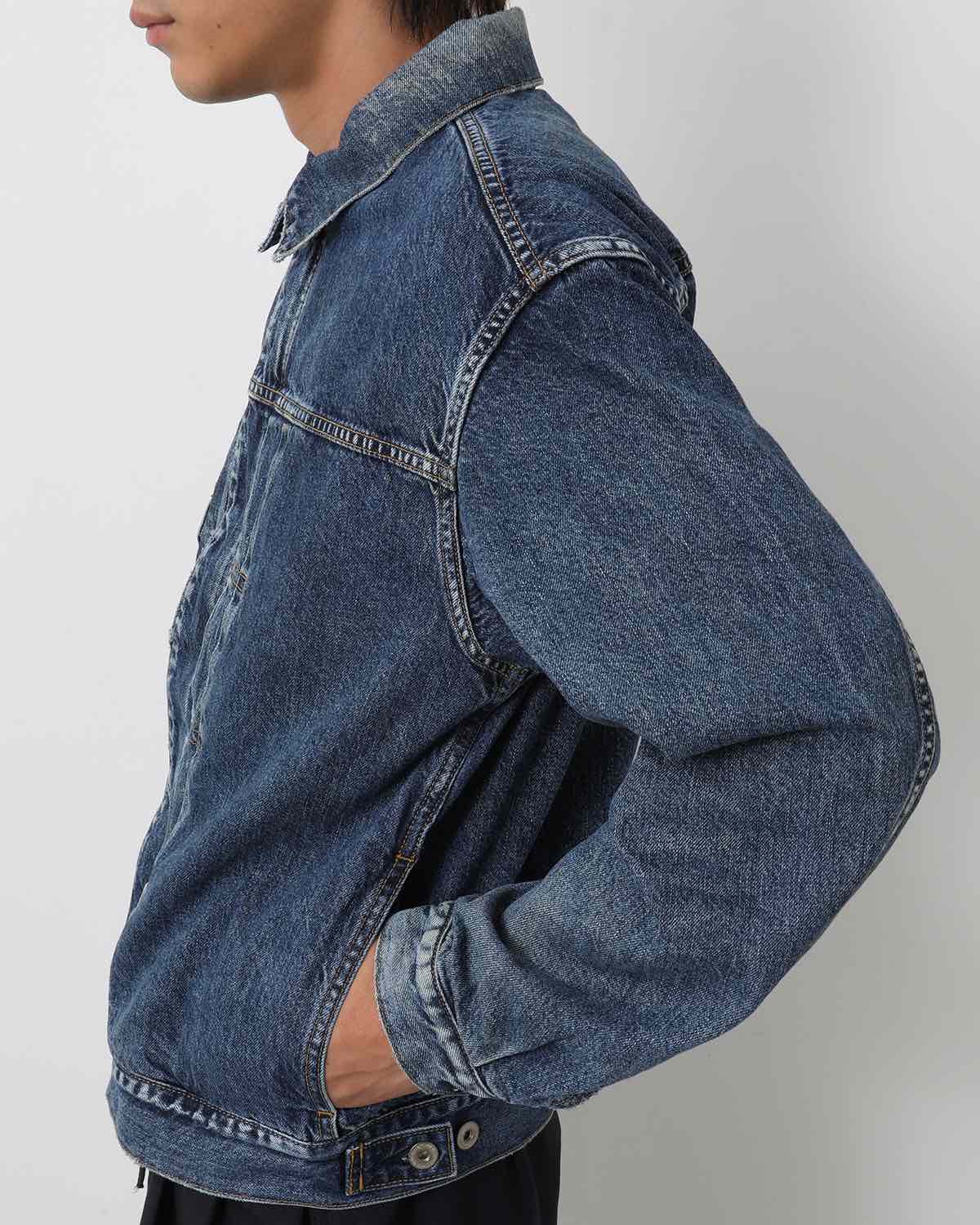 TRUCKER BLOUSON COTTON 11.5oz DENIM VW LIGHT WITH WINDSTOPPER®