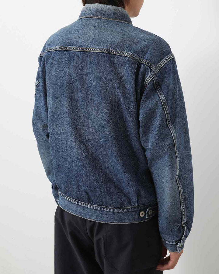 TRUCKER BLOUSON COTTON 11.5oz DENIM VW LIGHT WITH WINDSTOPPER®