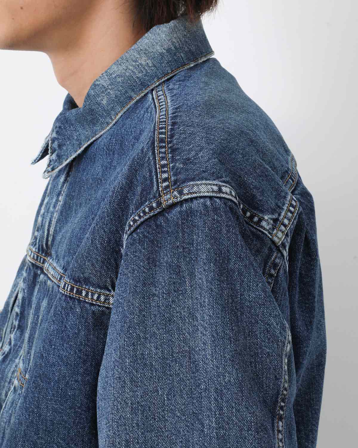 TRUCKER BLOUSON COTTON 11.5oz DENIM VW LIGHT WITH WINDSTOPPER®