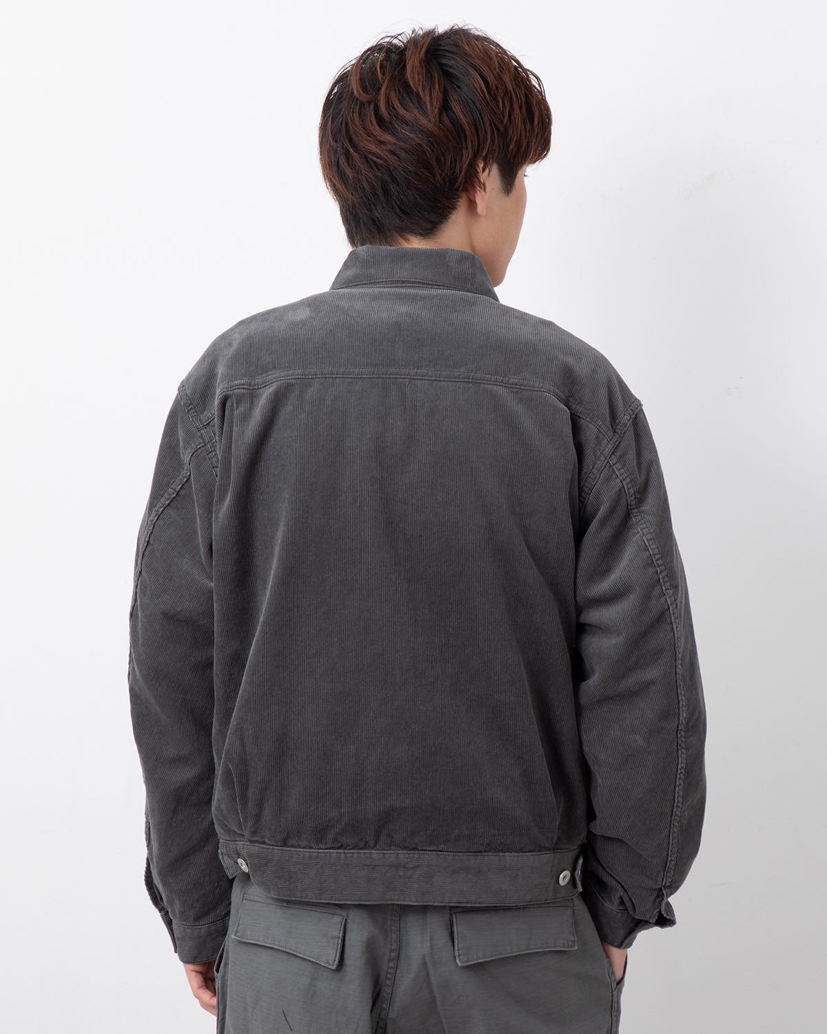 TRUCKER BLOUSON COTTON CORD SULFUR DYE WITH WINDSTOPPER®