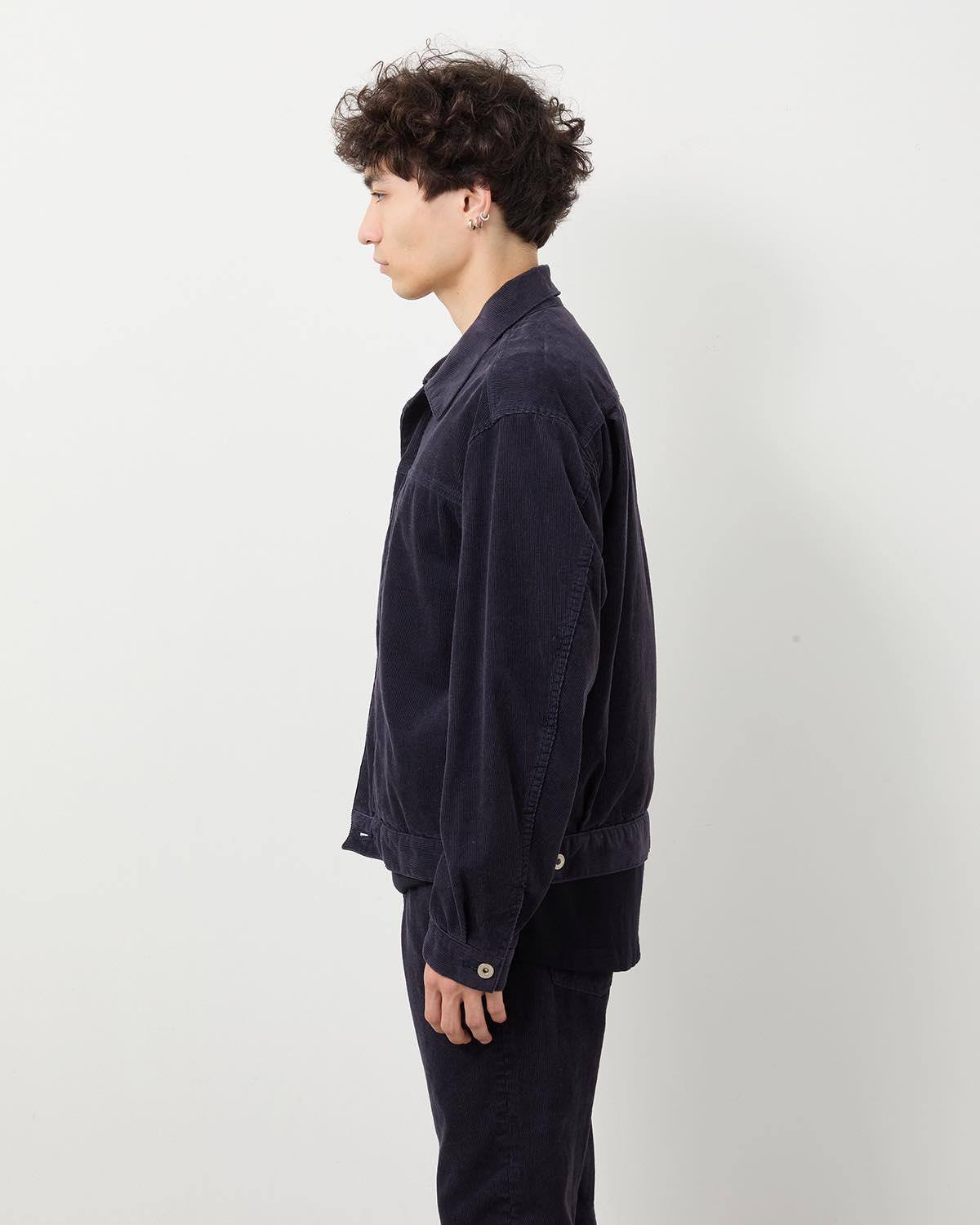 TRUCKER BLOUSON COTTON CORD SULFUR DYE WITH WINDSTOPPER®