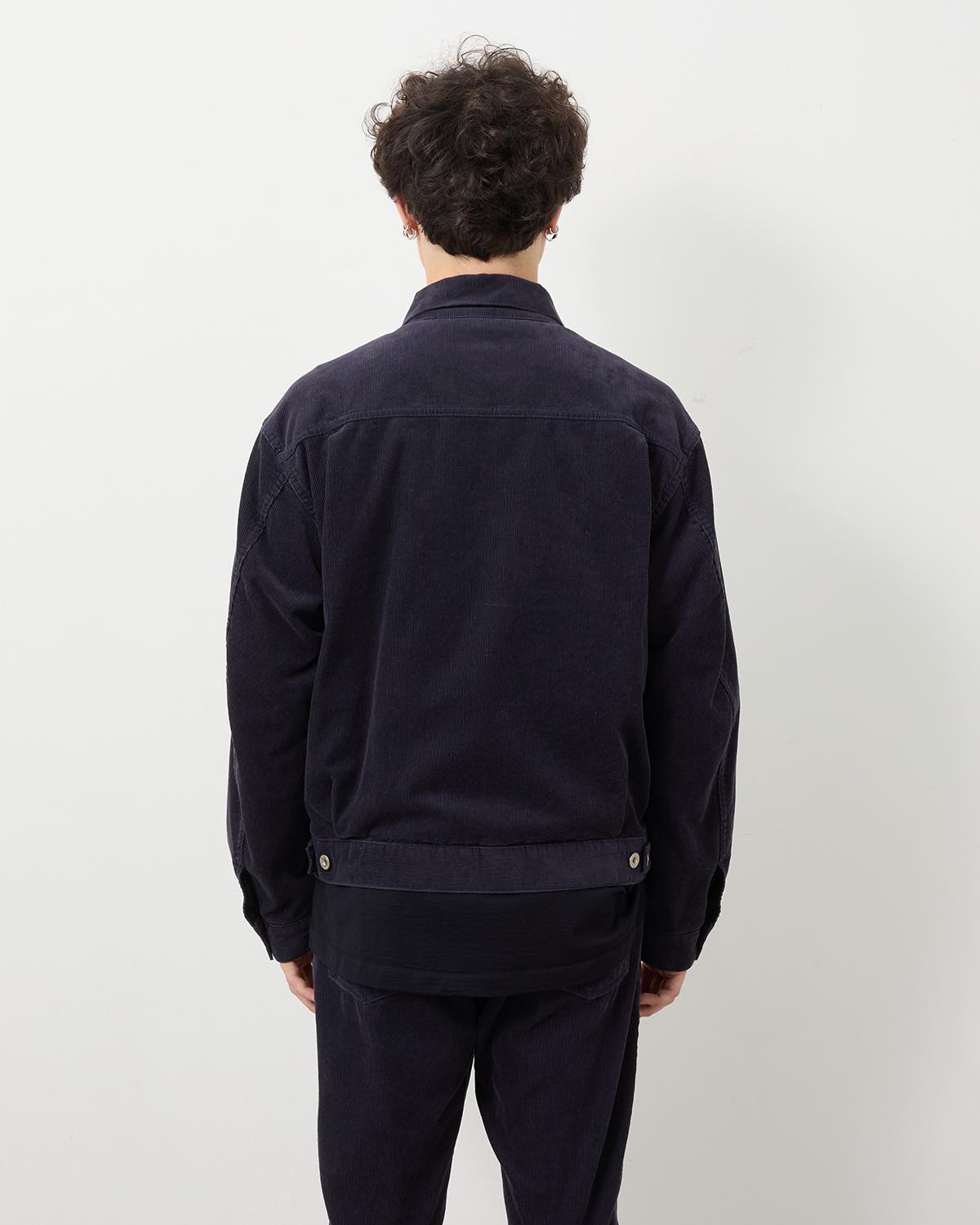 TRUCKER BLOUSON COTTON CORD SULFUR DYE WITH WINDSTOPPER®