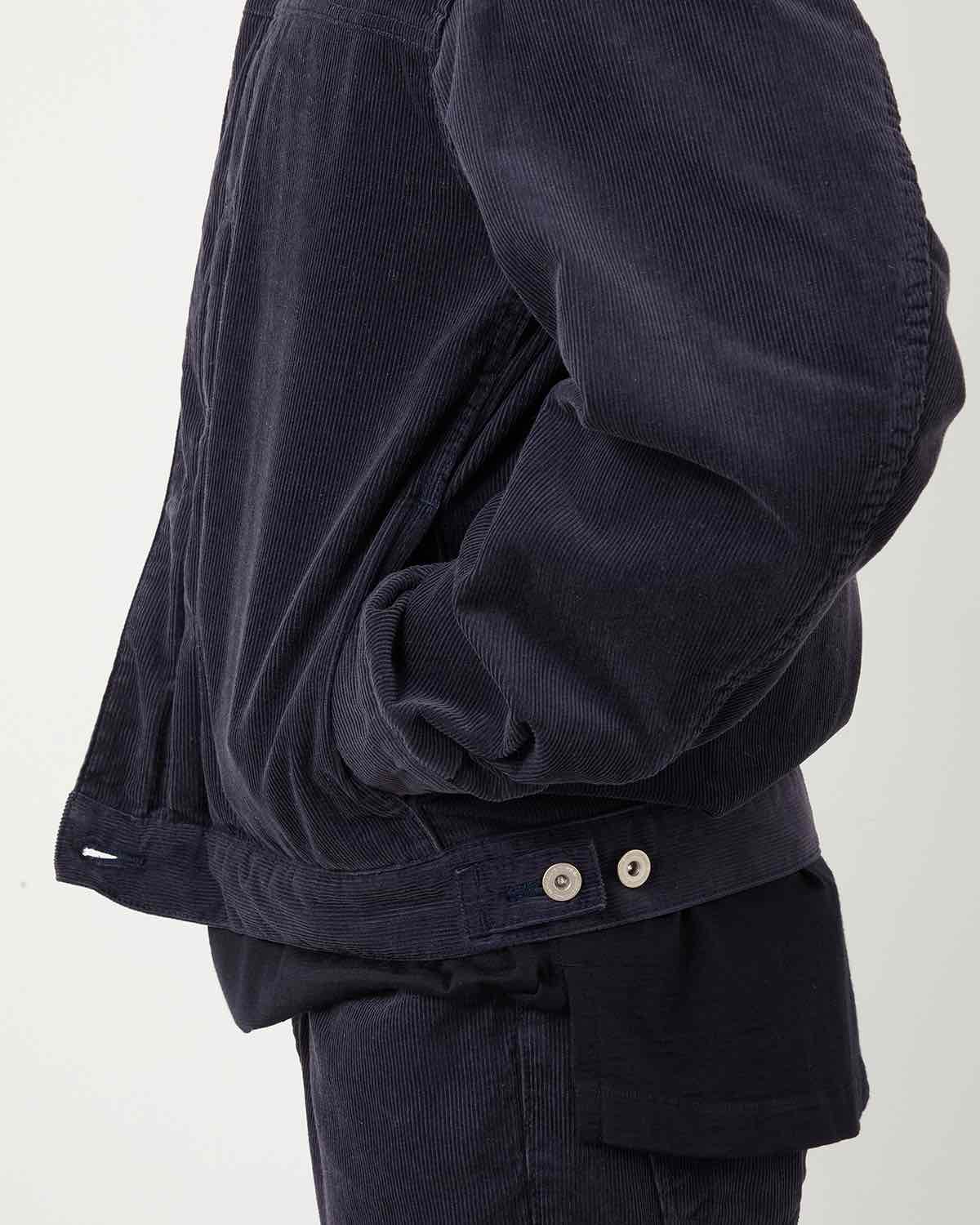 TRUCKER BLOUSON COTTON CORD SULFUR DYE WITH WINDSTOPPER®