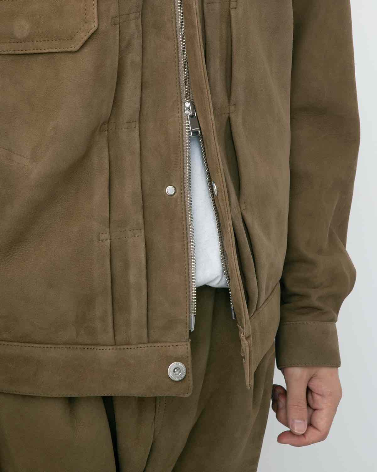 TRUCKER BLOUSON SHEEP LEATHER