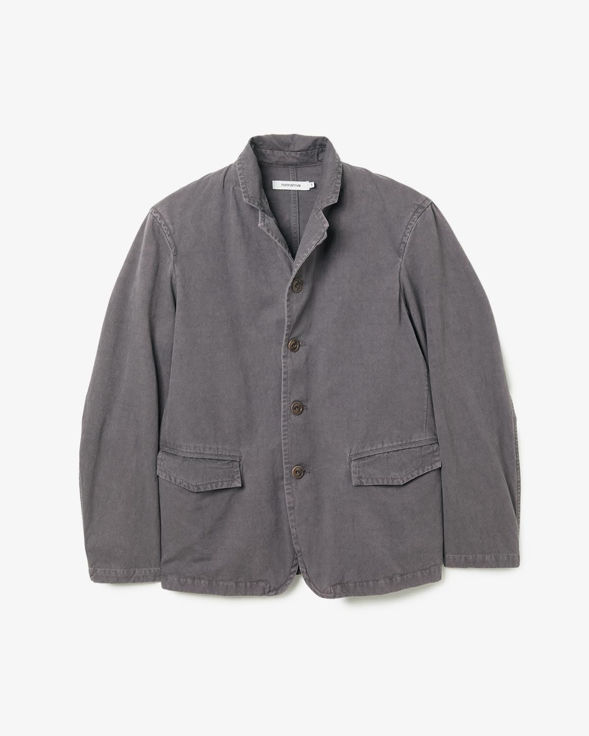 OFFICER 5B JACKET C/Li CANVAS SULFUR DYE