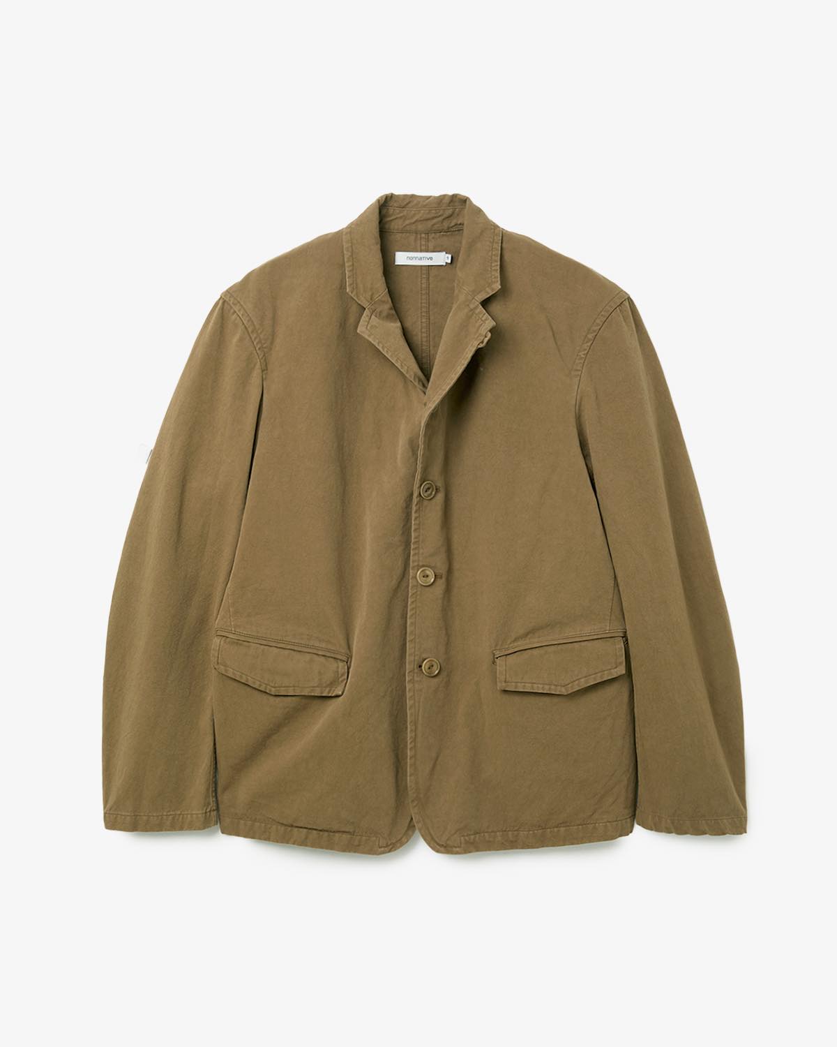 OFFICER 5B JACKET C/Li CANVAS SULFUR DYE