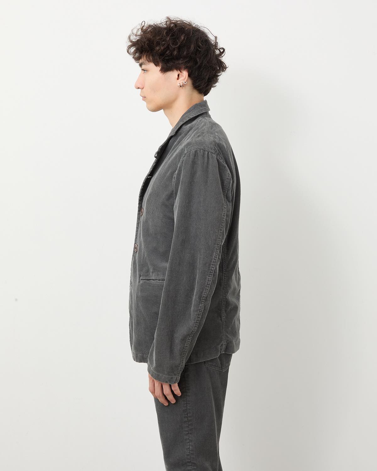 OFFICER 5B JACKET COTTON CORD SULFUR DYE